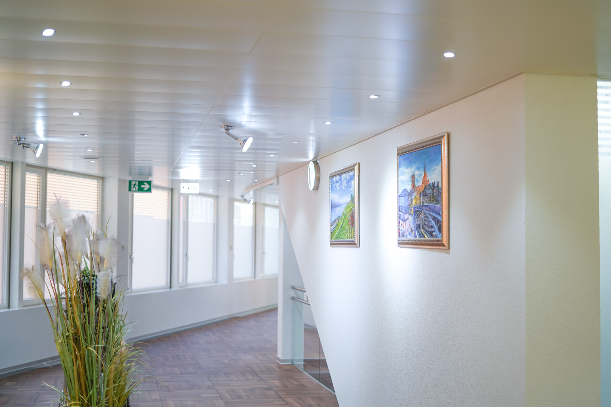 couloir de la clinique dentaire de Lausanne-Centre